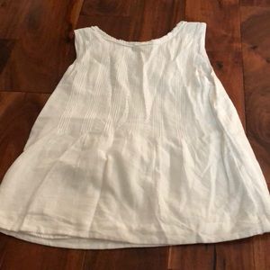 Burberry white tank top